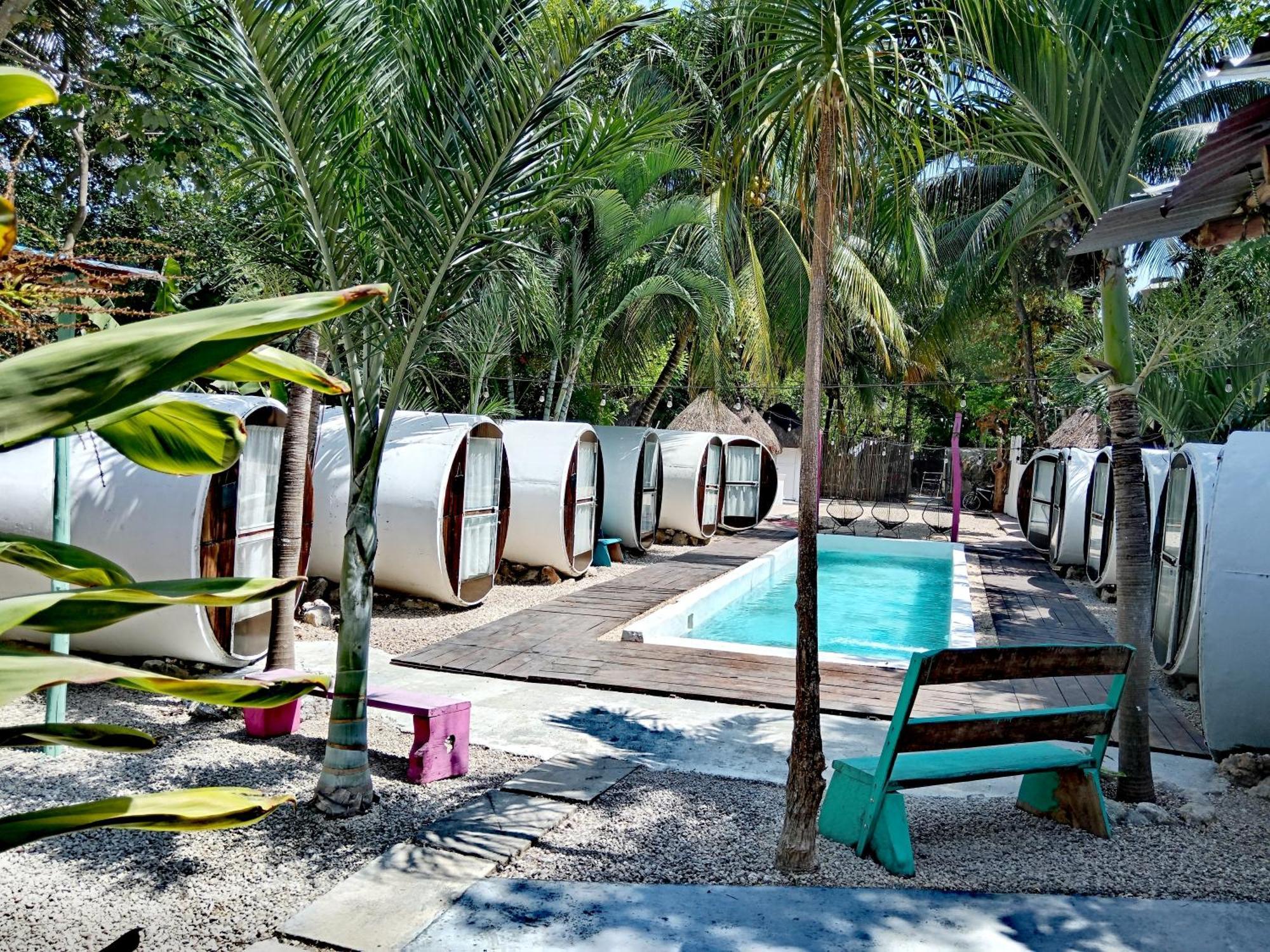 Kulu Tubohostel Bacalar Exterior foto